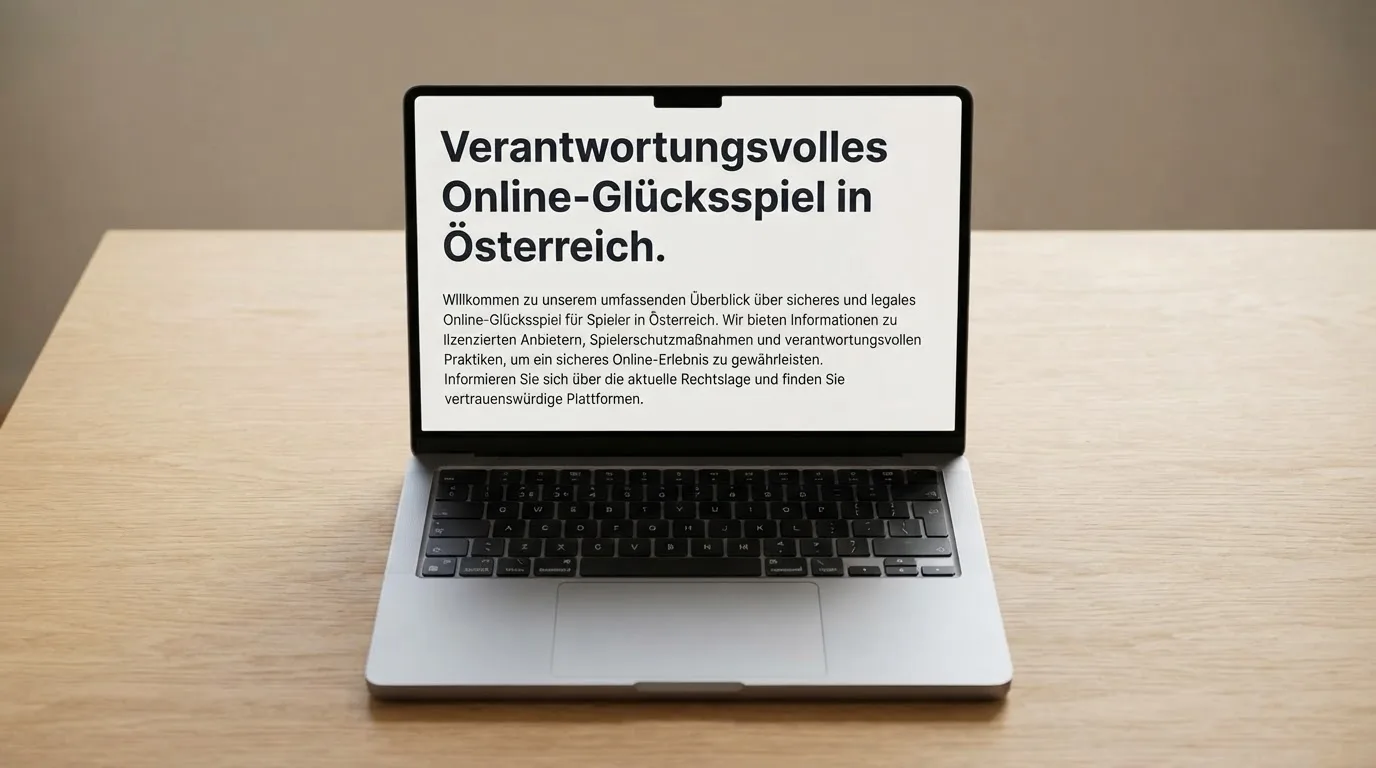 Person am Laptop liest eine Übersichtsseite zu Glücksspielen im Internet — 40 euro bonus ohne einzahlung casino
